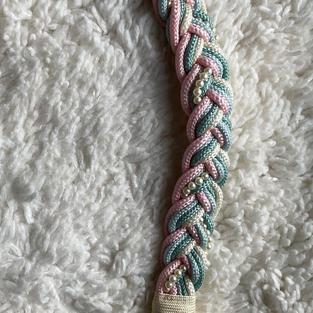 Girls Decorative Belt Pink/Teal